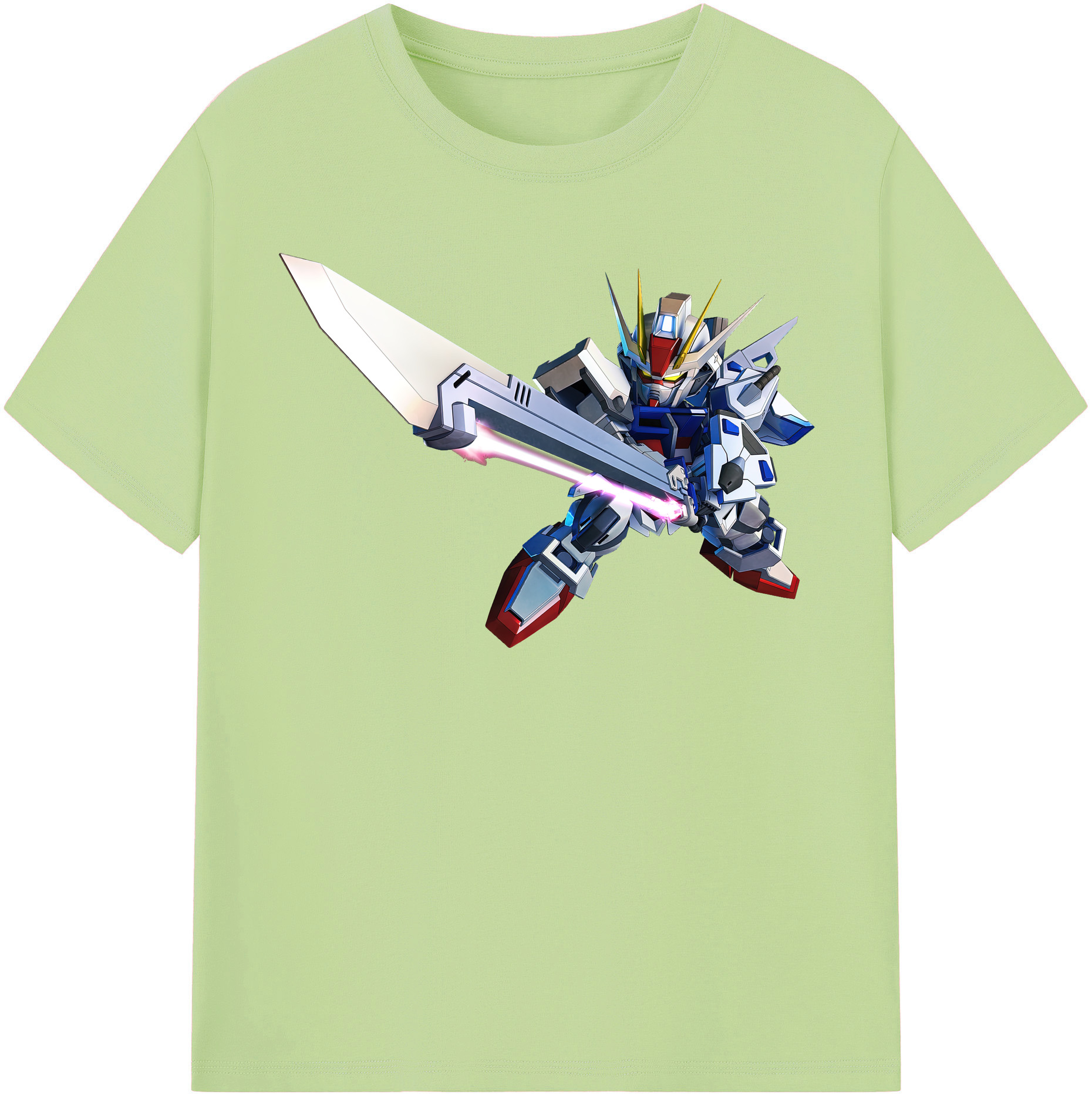 （画像用） 機動戦士ガンダム Mobile Suit Gundam 綿100％半袖Tシャツ（フロントプリント）